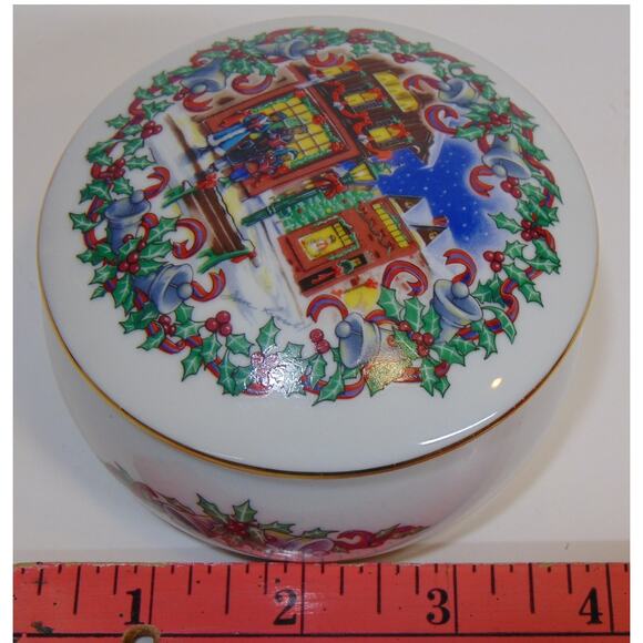 Heritage House Music Box Melodies of Christmas Silver Bells 1992 Works Japan0 - Picture 11 of 12